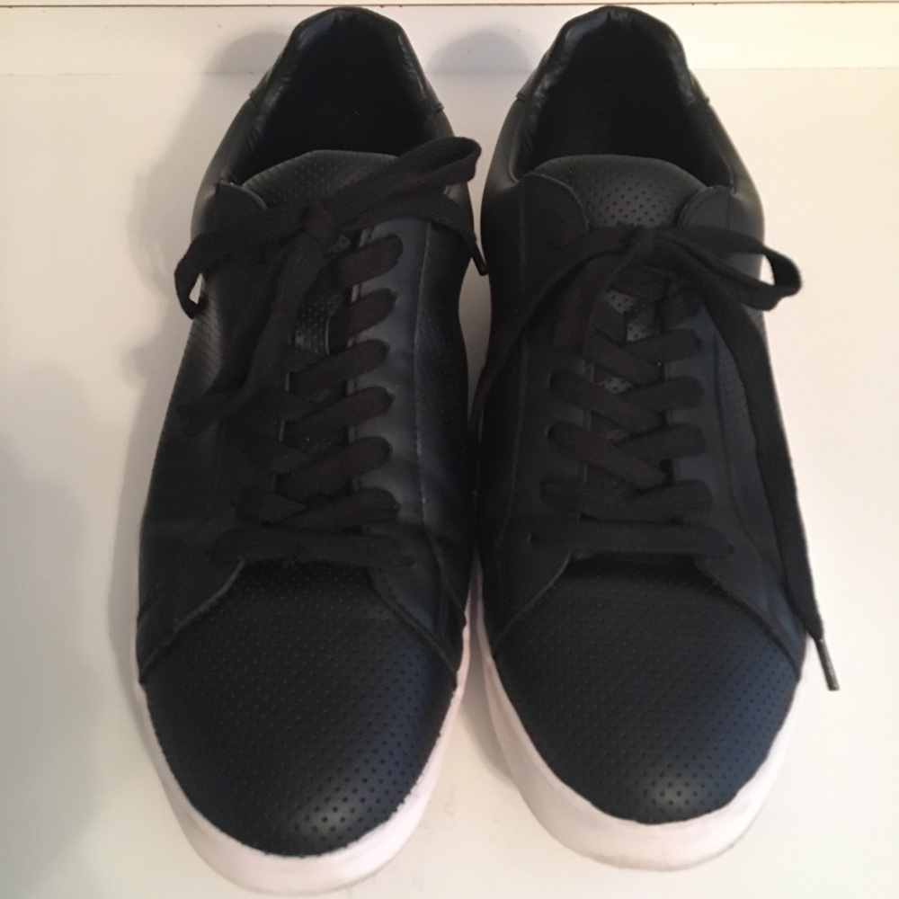 Zara Men's Perforated Vegan Leather Sneaker